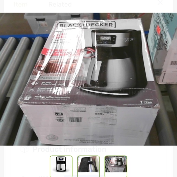 BLACK+DECKER Thermal Coffeemaker - Picture 2 of 3